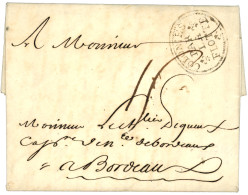 1768 COLONIES PAR LA FLOTTE Sur Lettre Avec Texte Daté "ST MARC" Pour BORDEAUX. TTB. - Poste Maritime