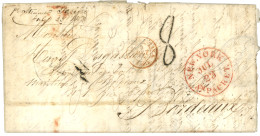 BAHAMAS - CONSULT De FRANCE à NASSAU : 1853 NEW YORK Am PACKET + Taxe 8 Sur Lettre Avec Texte Daté NASSAU Pour BORDEAUX. - Poste Maritime