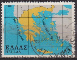 Cartographie - GRECE - Carte Du Pays - N° 1322 - 1978 - Gebruikt