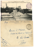 1917 GAROUA Sur Une Lettre Militaire + N'KONG-SAMBA Violet Sur Une Carte F.M. Rare. TTB. - Sonstige & Ohne Zuordnung