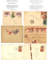 Utilisation Des Timbres Du GABON & MOYEN CONGO Au CAMEROUN (du 15 Fevrier 1921 Au 12 Mai 1921) : Lot De 11 Lettres Et 6  - Sonstige & Ohne Zuordnung