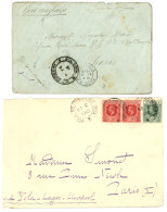 COLONNE DU NORD : 1915 2 Lettres Via Bureaux Anglais MADUGERI NIGERIA Et YOLA NORTHERN NIGERIA. TB. - Other & Unclassified