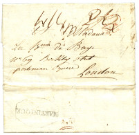 MARTINIQUE - BRITISH PACKET AGENT : 1813 Cachet Rare MARTINIQUE Encadré Apposé Par L' Agent Postal ANGLAIS Sur Lettre De - Sonstige & Ohne Zuordnung