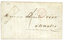 REUNION : 1839 Cachet Linéaire ST PIERRE 26 JANVIER (Lenain 3) Sur Lettre Avec Texte Pour NANTES. TB. - Sonstige & Ohne Zuordnung