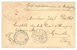 REUNION : 1895 CORR. D' ARMEES HELL-BOURG évidé + REUNION HELL-BOURG  Sur Env. Pour La FRANCE. TTB. - Other & Unclassified