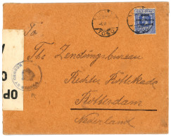 ANGLO FRENCH OCC. : 1916 2 1/2d Obl. LOME + Crown PASSED BY CENSOR + Label OPENED BY CENSOR ACCRA On Enveloppe (NORDDEUT - Sonstige & Ohne Zuordnung