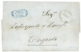 GALATZ : 1852 AGENZIA DEL LLOYD AUSTRIACO GALATZ On Entire Letter To CONSTANTINOPLE. Vvf. - Oriente Austriaco