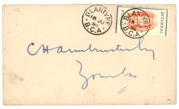 BRITISH CENTRAL AFRICA : 1898 1d Canc. BLANTYRE BCA On Envelope To ZOMBA. Superb. - Other & Unclassified