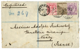 CAPE OF GOOD HOPE : 1905 1d+ 4d + 6d (2 Different Issues) Canc. CONSTANTIA CGH On Cover To FRANCE. Vf. - Capo Di Buona Speranza (1853-1904)