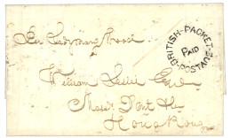 CEYLON To HONG-KONG : 1846 BRITISH-PACKET POSTAGE On Entire Letter With Text From COLOMBO To HONG-KONG. Verso, COLOMBO S - Ceilán (...-1947)