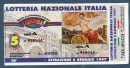 °°° Biglietto N. 5605 - Lotteria Nazionale °°° - Biglietti Della Lotteria