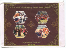 Cover Bhutan 2022 Gross National Happiness Royal Family Sent From Phuensholing - Bhoutan