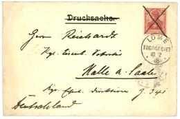 TOGO : 1906 GERMANIA 10pf  Pen Cancel + LOME TOGOGEBIET On Envelope To GERMANY. Superb. - Togo