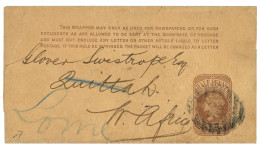 TOGO : 1896 GREAT BRITAIN P./Stat 1/2d To QUITTAH Redirected To LOME. Verso, LOME TOGOGEBIET. Vf. - Togo