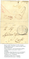 IONIAN ISLANDS : 1826 Entire Letter With Text From RIMINI (ITALY) To CORFU. Vvf. - Andere & Zonder Classificatie