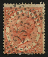 ITALIAN P.O. TUNISIA : 2 Lire (some Short Perf.) Canc. 235 Of TUNIS. Vvf. - Sonstige & Ohne Zuordnung