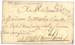 MAURITIUS (ISLE OF FRANCE) : 1767 COL. PAR LORIENTon Entire Letter (3 Pages) Datelined "ISLE DE FRANCE" To FRANCE. Rare  - Maurice (...-1967)