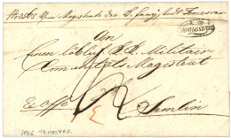 ROMANIA : 1836 Oval Cachet TEMESVAR On Entire Letter To SEMLIN. Vf. - Sonstige & Ohne Zuordnung