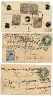 INDIA :  1898/1903 Lot 19 REGISTERED Covers. Some Faults. F/Vf. - Autres & Non Classés
