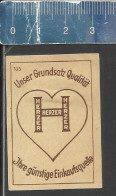 EINKAUFSQUELLE HERZER -   ALTES DEUTSCHES STREICHHOLZ ETIKETT - OLD MATCHBOX LABEL GERMANY - Boites D'allumettes - Etiquettes