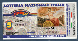 °°° Biglietto N. 5606 - Lotteria Nazionale °°° - Biglietti Della Lotteria