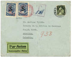 SWITZERLAND : 1918/38 Lot Of 21 Covers AIRMAIL, ZEPPELIN Foreign Destinations. Vvf. - Autres & Non Classés