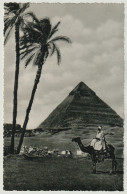 AK Sw Ägypten The Chefren Pyramid, Pyramide, Ca. 1958, 13,6 X 8,9 Cm, 2 Scans - Pirámides