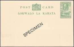 Bechuanaland 1932 KGV ½d Postcard Specimen - Otros & Sin Clasificación