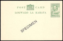 Bechuanaland 1938 KGVI ½d Postcard Specimen - Sonstige & Ohne Zuordnung