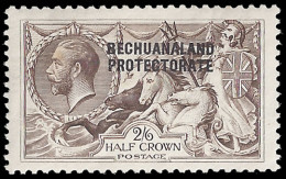 Bechuanaland 1923 2/6 Bradbury Seahorse VF/M  - Other & Unclassified