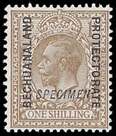 Bechuanaland 1913 KGV 1/- Specimen VF/M  - Otros & Sin Clasificación