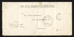 Bechuanaland 1901 OHMS Letter From Taungs Station - Altri & Non Classificati