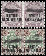 Bechuanaland 1891 QV Ovpt Somerset House Specimen Security Trial - Altri & Non Classificati