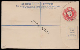 Basutoland 1937 KGVI 4d Envelope Receiving Authority Specimen - Altri & Non Classificati