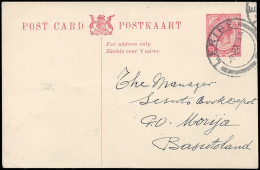 Basutoland 1925 SA KGV 1d Postcard Leribe To Morija - Sonstige & Ohne Zuordnung