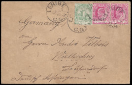 Basutoland 1905 Cover From Leribe To Germany - Altri & Non Classificati