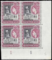 Lesotho 1966 R1 Sloping Ovpt, Letters Partially Omitted - Other & Unclassified