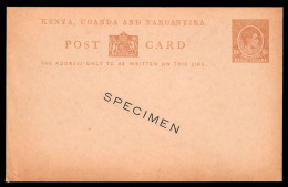 KUT 1937 KGVI 10c Postcard Specimen - Kenya, Ouganda & Tanganyika