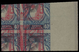 KUT 1949 KGVI 40c Imperf Printers Trial With Gibraltar - Kenya, Uganda & Tanganyika