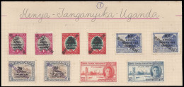 KUT 1941 SA Ovpts Receiving Authority Specimens, Pitcairn - Kenya, Uganda & Tanganyika