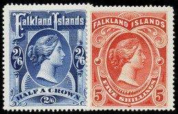 Falkland Islands 1898 QV High Values - Falkland