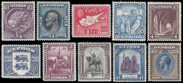 Cyprus 1928 Anniversary Set VF/M  - Zypern (...-1960)