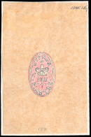 Cyprus 1891 Beautiful Cheque Stamp De La Rue Handpainted Essay - Chipre (...-1960)