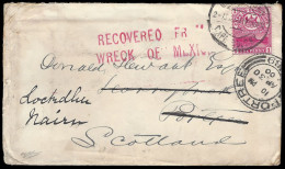 Cape Of Good Hope 1900 Rare Mexican Wreck Salvaged Letter - Cap De Bonne Espérance (1853-1904)