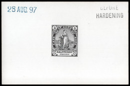 Cape Of Good Hope 1898 Â½d Hope Standing Die Proof BH - Kap Der Guten Hoffnung (1853-1904)