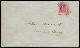 Cape Of Good Hope 1897 Cork Cancel Cover To Mossel Bay - Cape Of Good Hope (1853-1904)
