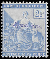 Cape Of Good Hope 1896 2½d Specimen Type SA1, Rare - Kap Der Guten Hoffnung (1853-1904)