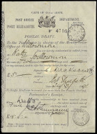 Cape Of Good Hope 1891 Post Office Postal Draft Receipt - Kap Der Guten Hoffnung (1853-1904)