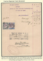 Orange River Colony Revenue 1912 KEVII's On Bill Of Taxing - Oranje Vrijstaat (1868-1909)