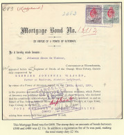 Orange River Colony Revenue 1909 KEVII's On Mortgage Bond - Orange Free State (1868-1909)